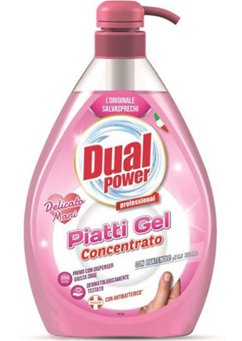 Dual dishwashing liquid concentrate Power plates 1L