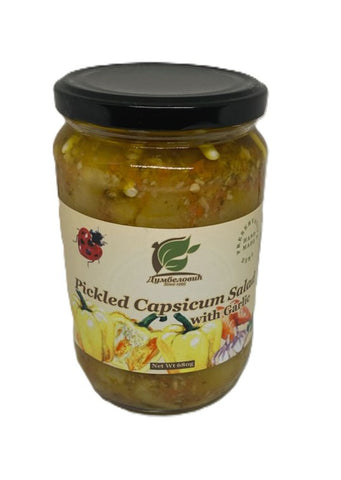 Dumbelovic Pickled Capsicum salad with garlic 680g