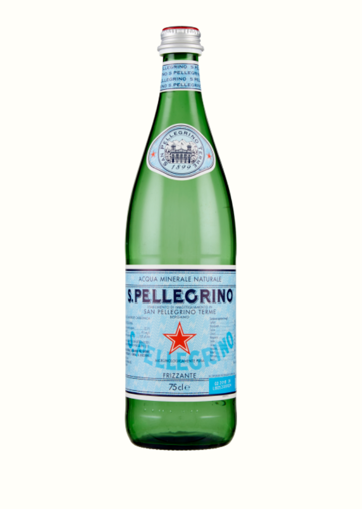 Sanpellegrino Sparkling Natural Mineral water glass 750m