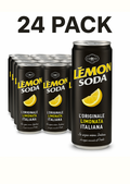 Crodo Lemon Soda can 330ml x 24pk