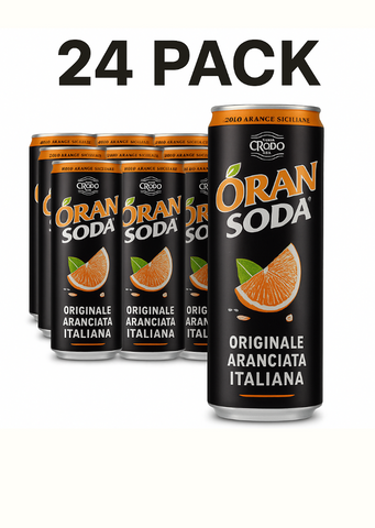 Crodo Oran soda Orange can 330ml X 24pk