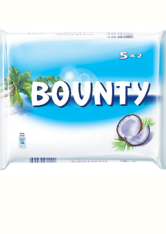 Bounty Chocolate Bar 285g  5 Pack