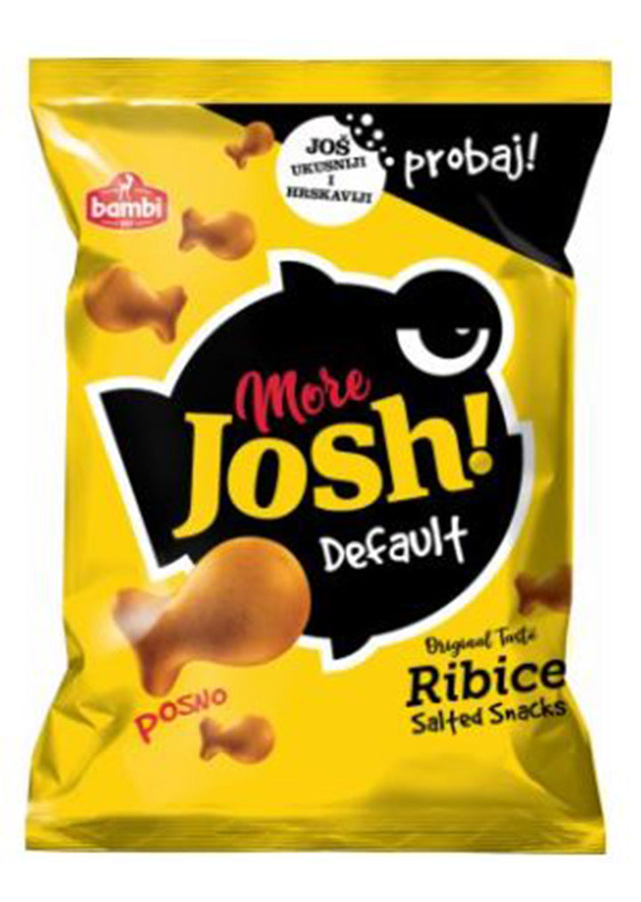 Bambi  Josh  Fish shaped salted snacks 90g - Fasten BB:11/04/2025