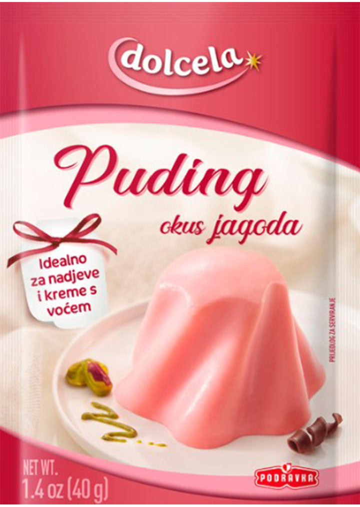 Podravka Dolcela Strawberry pudding 40g