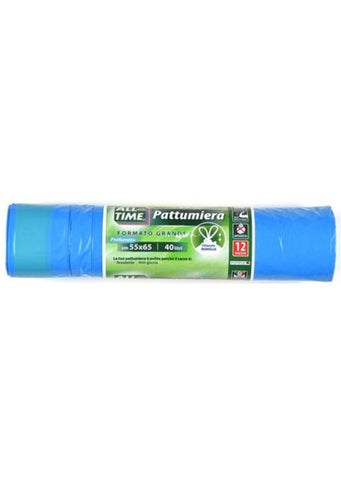 Garbage bag 55X65cm with handle 40L 12pk