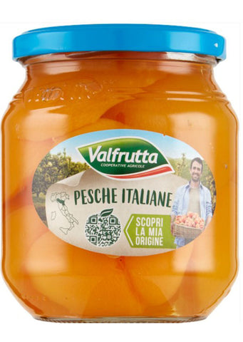 Valfrutta Peaches in syrup 580g