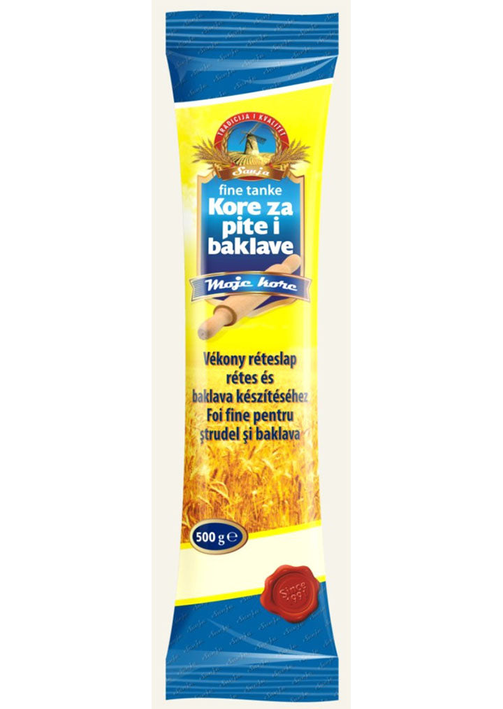 Sanja Fine thin filo pastry for pie and baklava / Blue 500g
