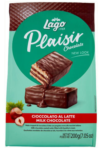 Lago Wafers vPlaisir Chocolate Milk 200g