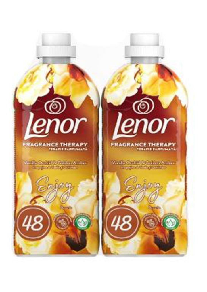 2 X 1.2L  Lenor Vanilla Orchid & Golden Amber softener