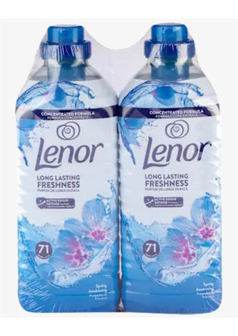 2 X 1,491L  Lenor Spring awakening softener
