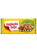 Najlepse zelje Chocolate with hazelnuts 190g