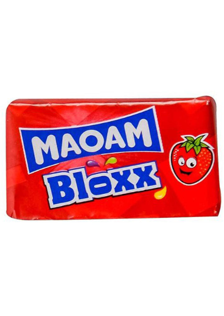 Maoam Bloxx Chewy Fruit Candy Strawberry 22g