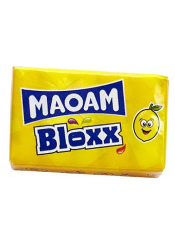 Maoam Bloxx Chewy Fruit Candy Lemon 22g