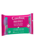 Carefree Intimate wipes Aloe & Green tea