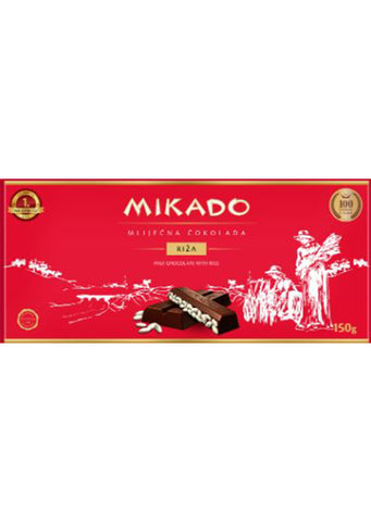 Zvecevo - Mikado chocolate with rice 150g
