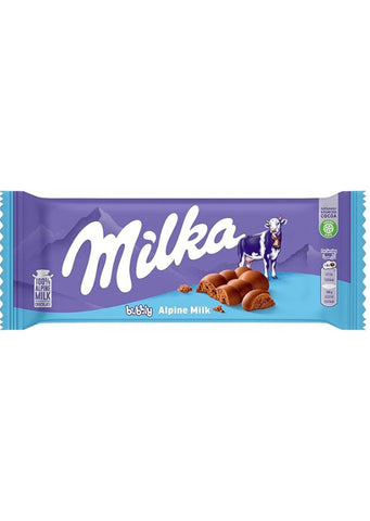 Milka Chocolate Bubbly Alpine Milk 90g