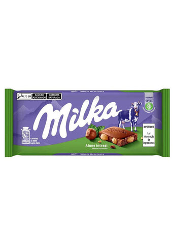 Milka Chocolate Whole Nuts 100g