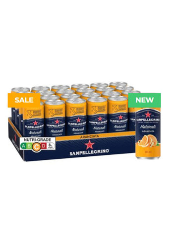 Sanpellegrino ORANGE can 330ml x 24pack