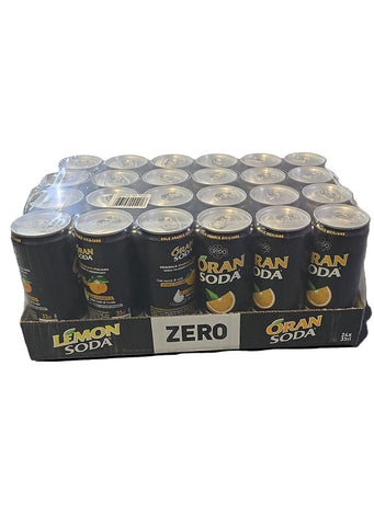 Crodo Oran soda Orange ZERO can 330ml X 24pk