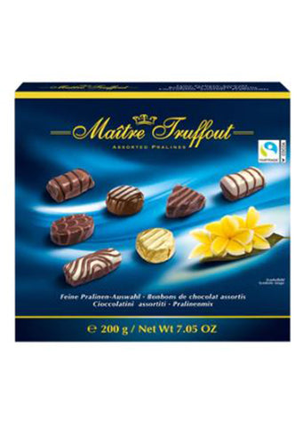 Maître Truffout Assorted pralines blue 200g