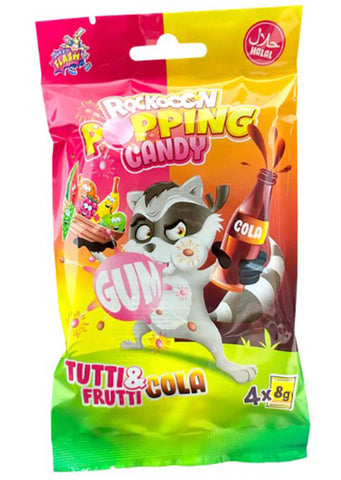 Popping Candy & Gum 32g (4x8g)