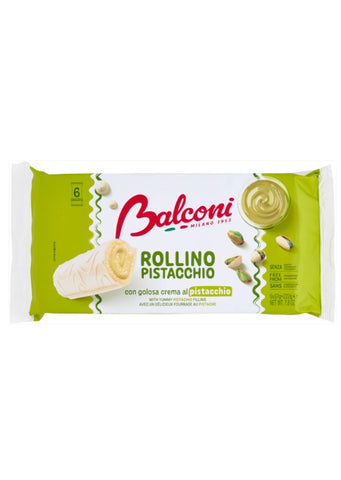 Balconi Pistachio Roll 222g 6pk BEST BEFORE 28/07/2025