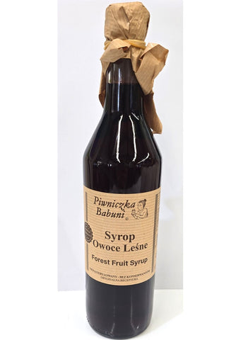 Piwniczka Babuni Forest fruit syrup 500ml