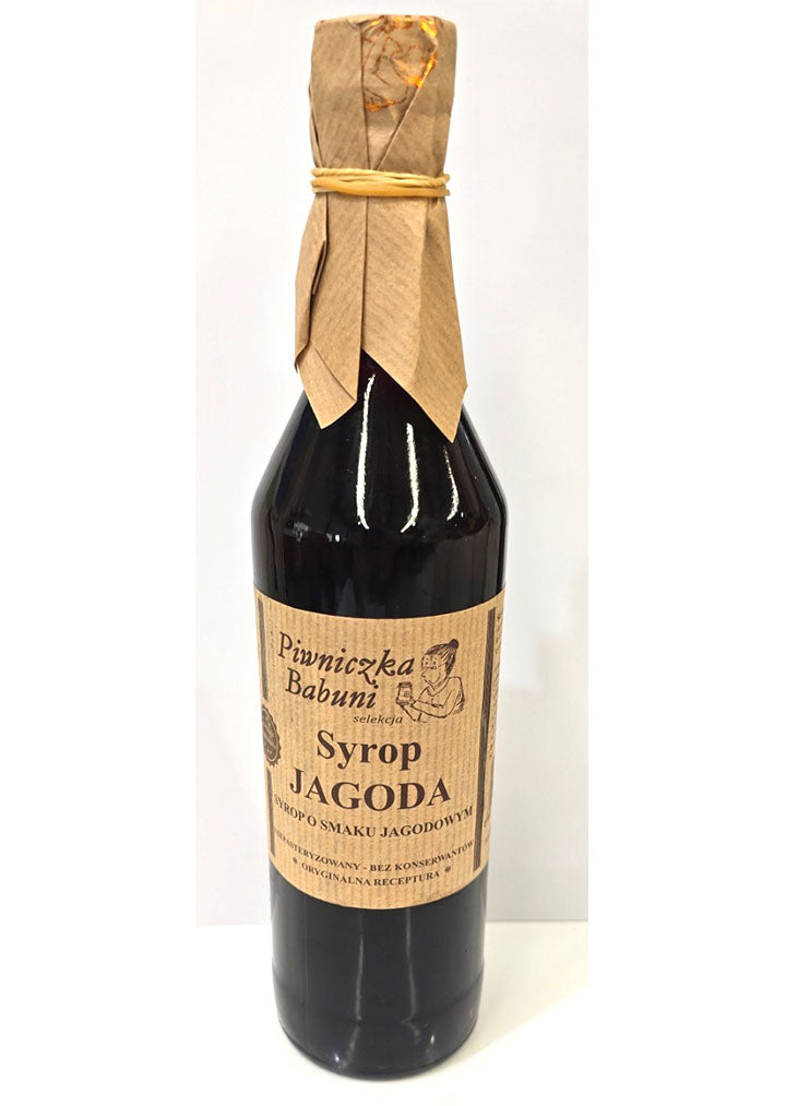 Piwniczka Babuni Strawberry syrup 500ml