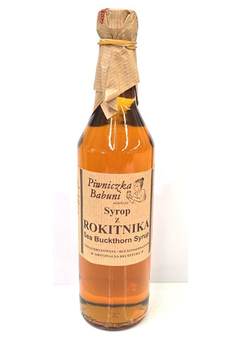 Piwniczka Babuni Sea Buckthorn syrup 500ml