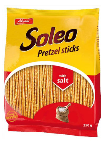 Soleo Pretzel sticks 250g BB:03/04/2025