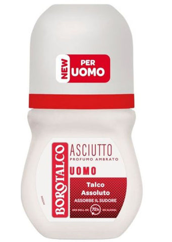 Borotalco Roll on deodorant amber Invisible MAN 50ml