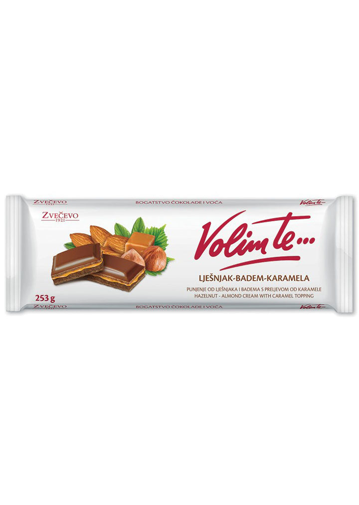 Zvecevo Volim te...Hazelnut Almond Caramel 253g