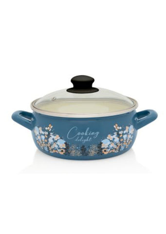 Metalac - Shallow pot BLUE COOKING DELIGHT 20cm / 3.1lit