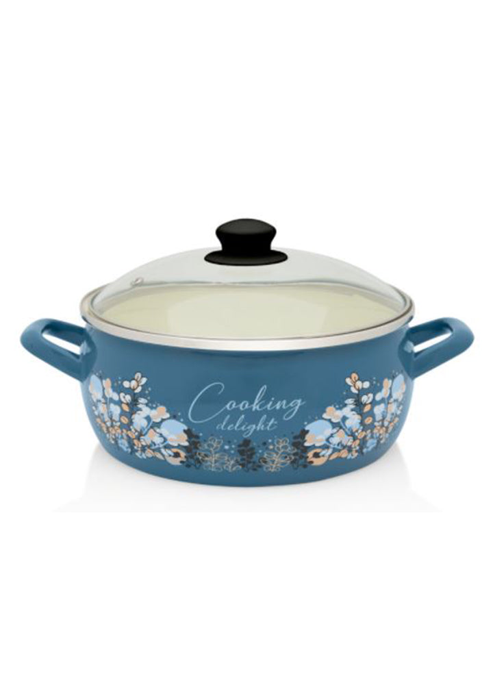 Metalac - Shallow pot BLUE COOKING DELIGHT 24cm / 5.3l