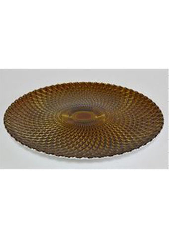 Sigma - Glass  serving plate 33cm