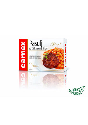 Carnex Beans with burger 400g