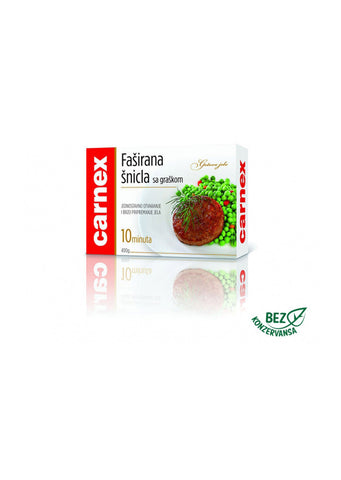 Carnex Meat loaf with peas 400g