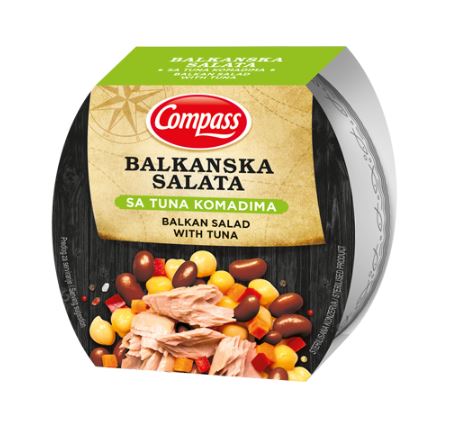 Compass Balkan Salad With Tuna Fasten 160 g