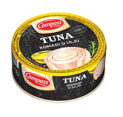 Compass - Tuna chunk style in oil 160 g