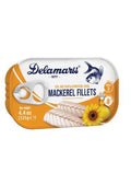 Delamaris Mackerel Fillets in Sunflower Oil 125g