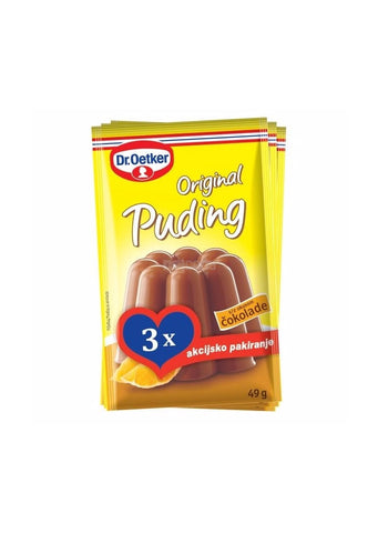 Dr.Oetker - Chocolate pudding 141g 3pcs