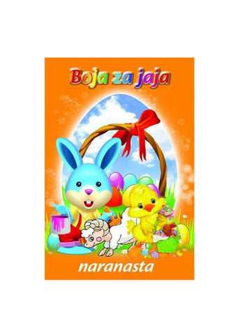 Easter - Egg color orange 2pcs