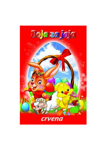 Easter - Egg color red 2pcs