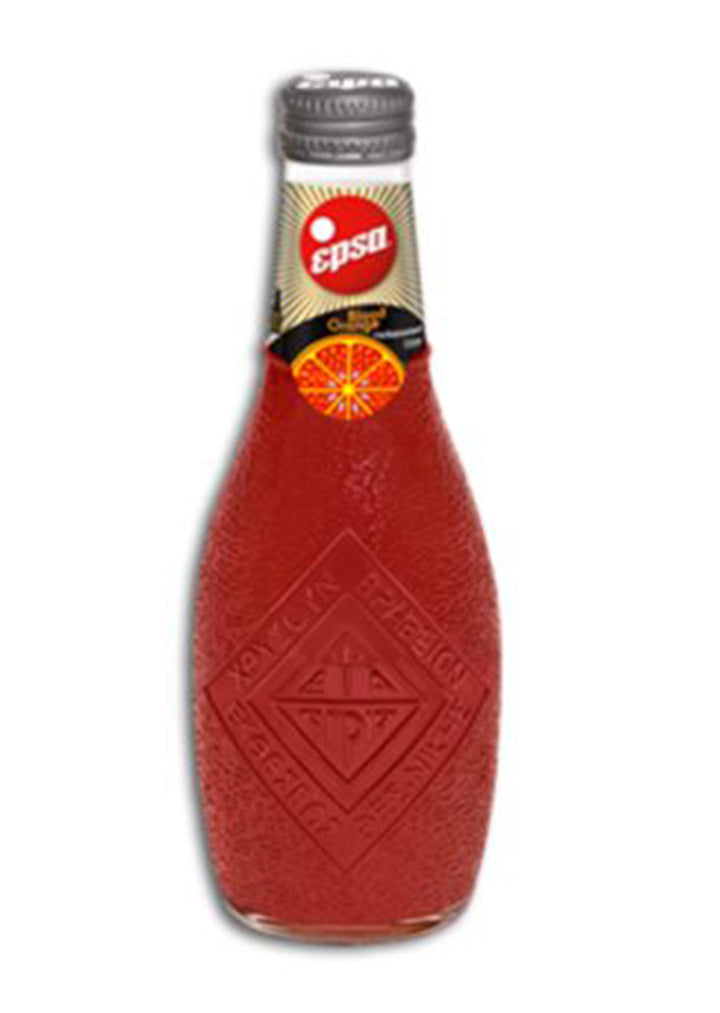 EPSA Red Orange soft drink (6pk X 232ml)  Made in Greece