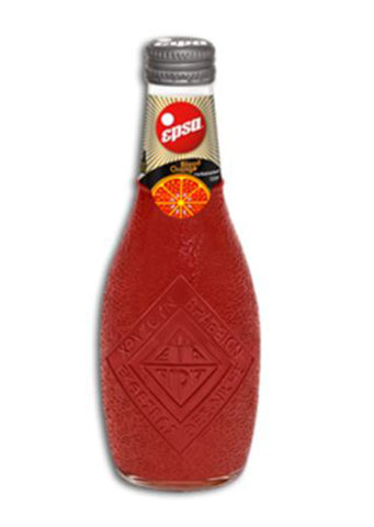 EPSA Red Orange soft drink (6pk X 232ml)  Made in Greece