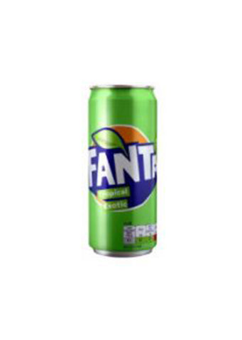 Fanta Tropical soft drink can 330ml