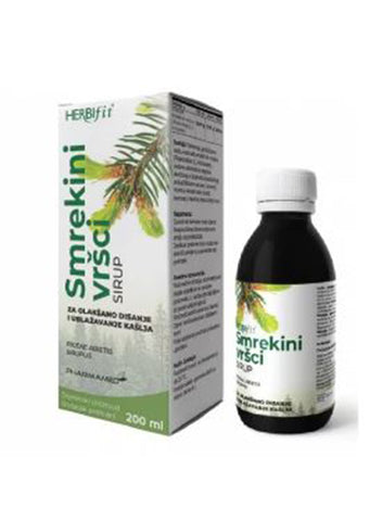 Herbifit - Sirup Smrekini vrsci ( Spruse tops )200ml