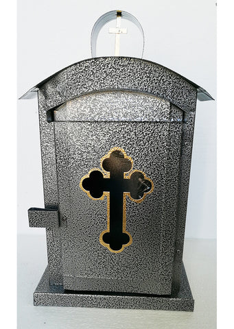 Orthodox candle box grey - K6 Kucica za svece siva