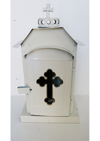 Orthodox candle box white - K7 Kucica za svece bela