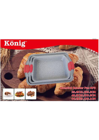 Konig - Nonstick Roaster Pan 3pcs